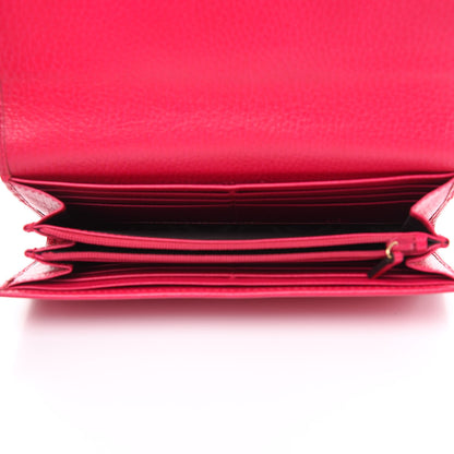 Gucci Calfskin Garden Continental Wallet Pink 5 of 11