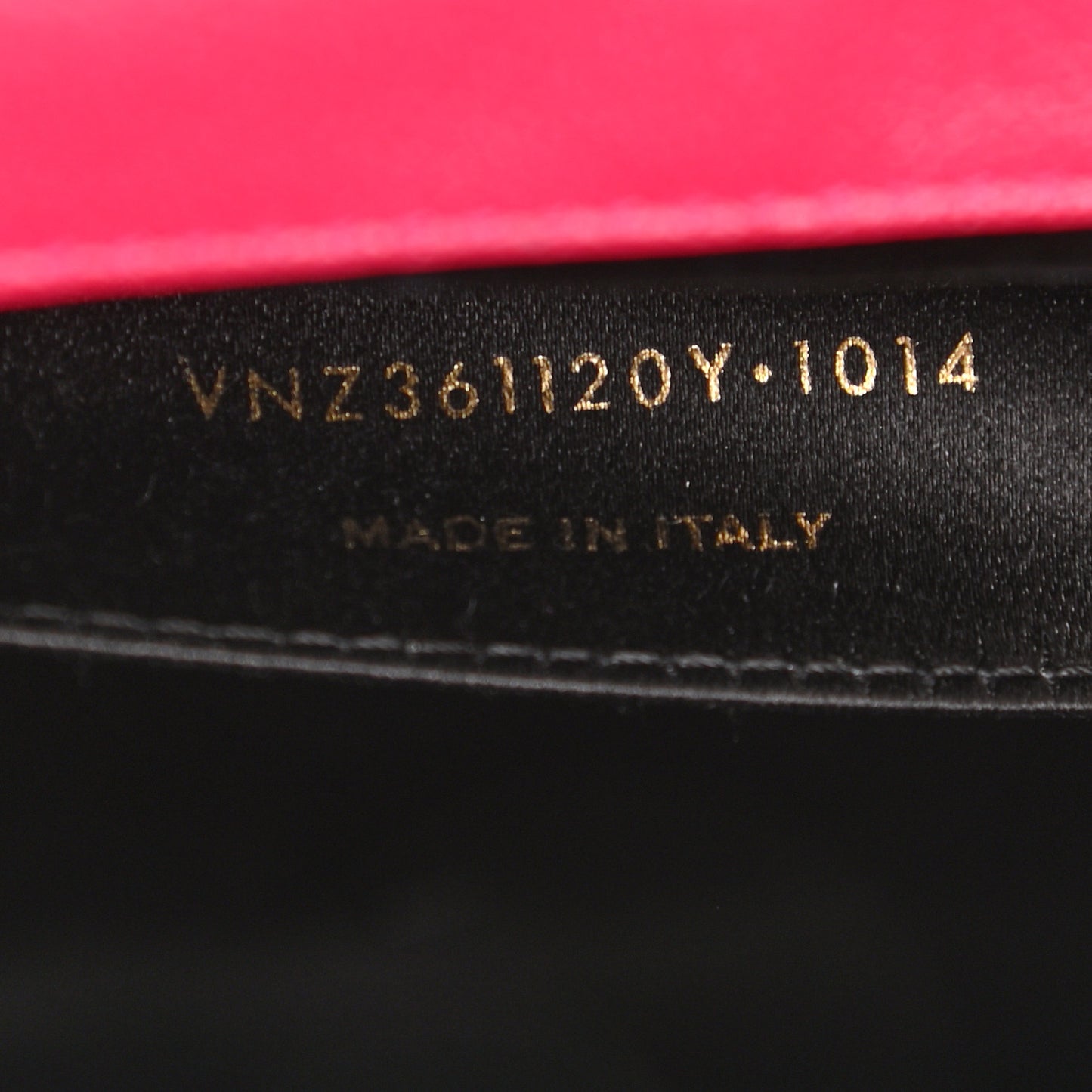 Calfskin Monogram Large Belle De Jour Clutch Lipstick Fuchsia