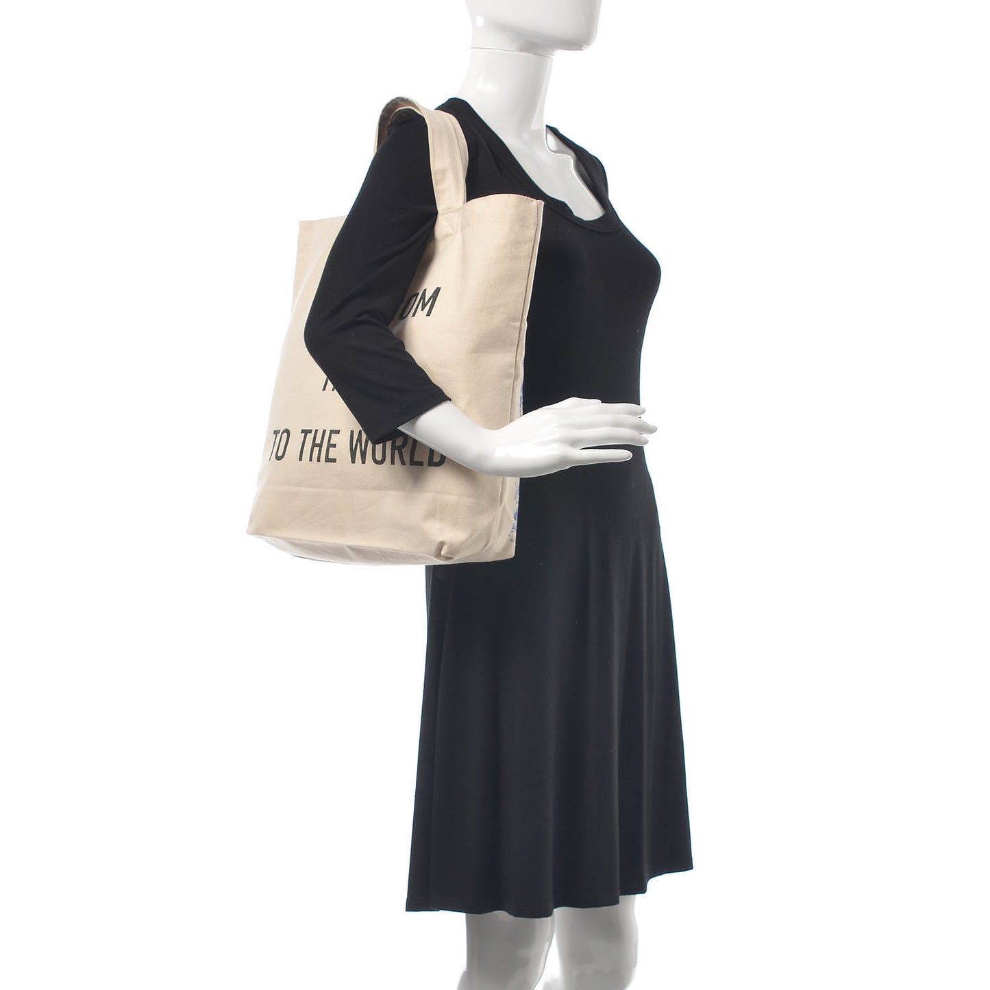Canvas From Paris To The World Print Tote