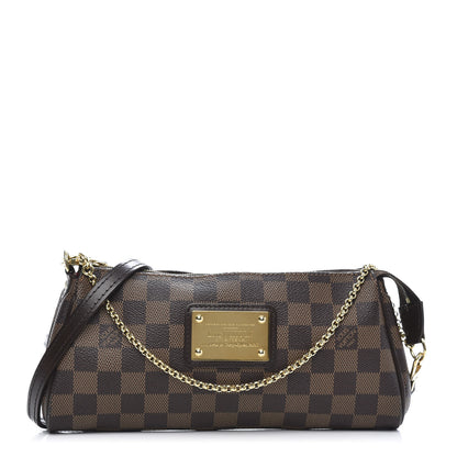 Louis Vuitton Damier Ebene Eva Clutch 1 of 11