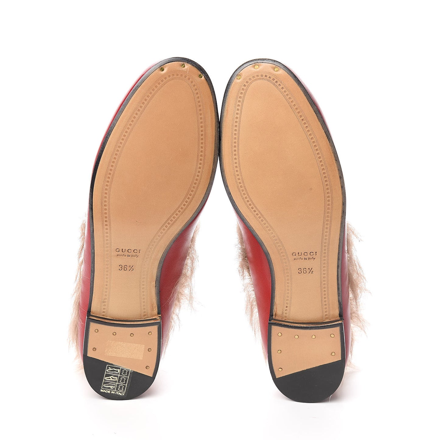 Malaga Kid Fur Womens Jordaan Loafers 36.5 Hibiscus Red Natural