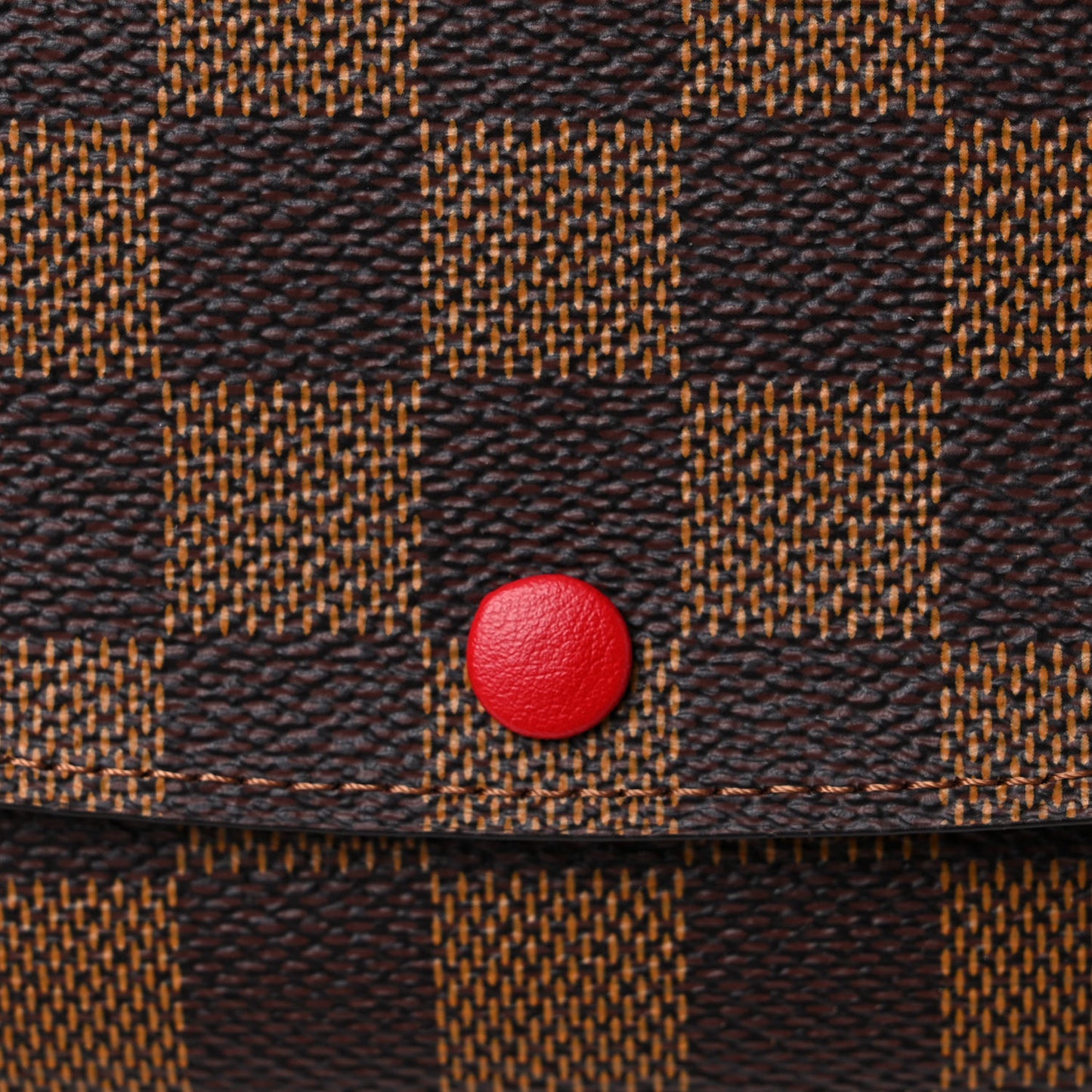 Damier Ebene Emilie Wallet Red