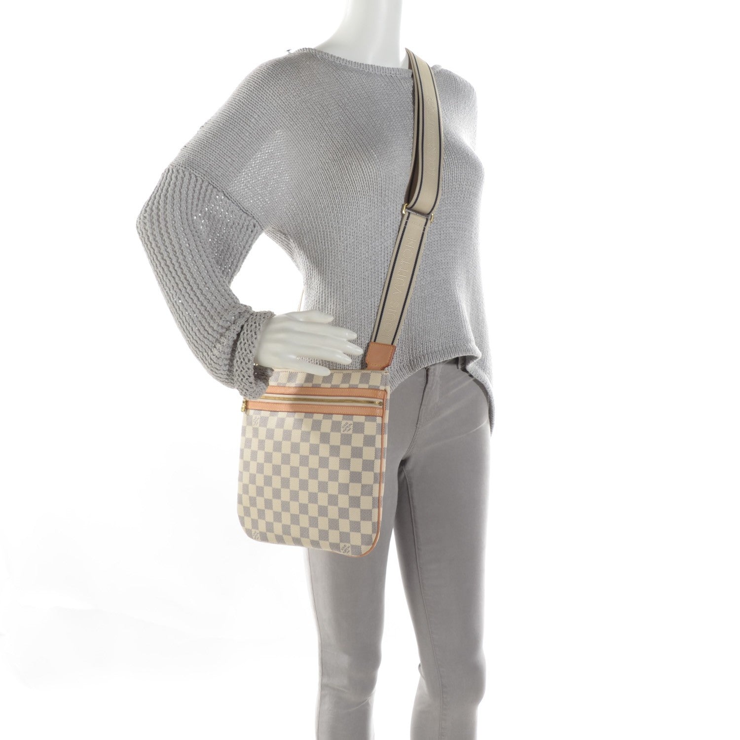 Louis Vuitton Damier Azur Bosphore Pochette 2 of 7