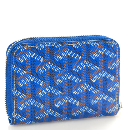 Goyard Goyardine Compact Wallet Blue 3 of 8