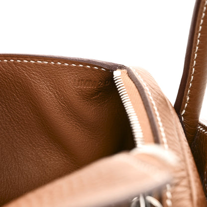 Hermes Taurillon Clemence Mini Lindy 20 Gold 7 of 11