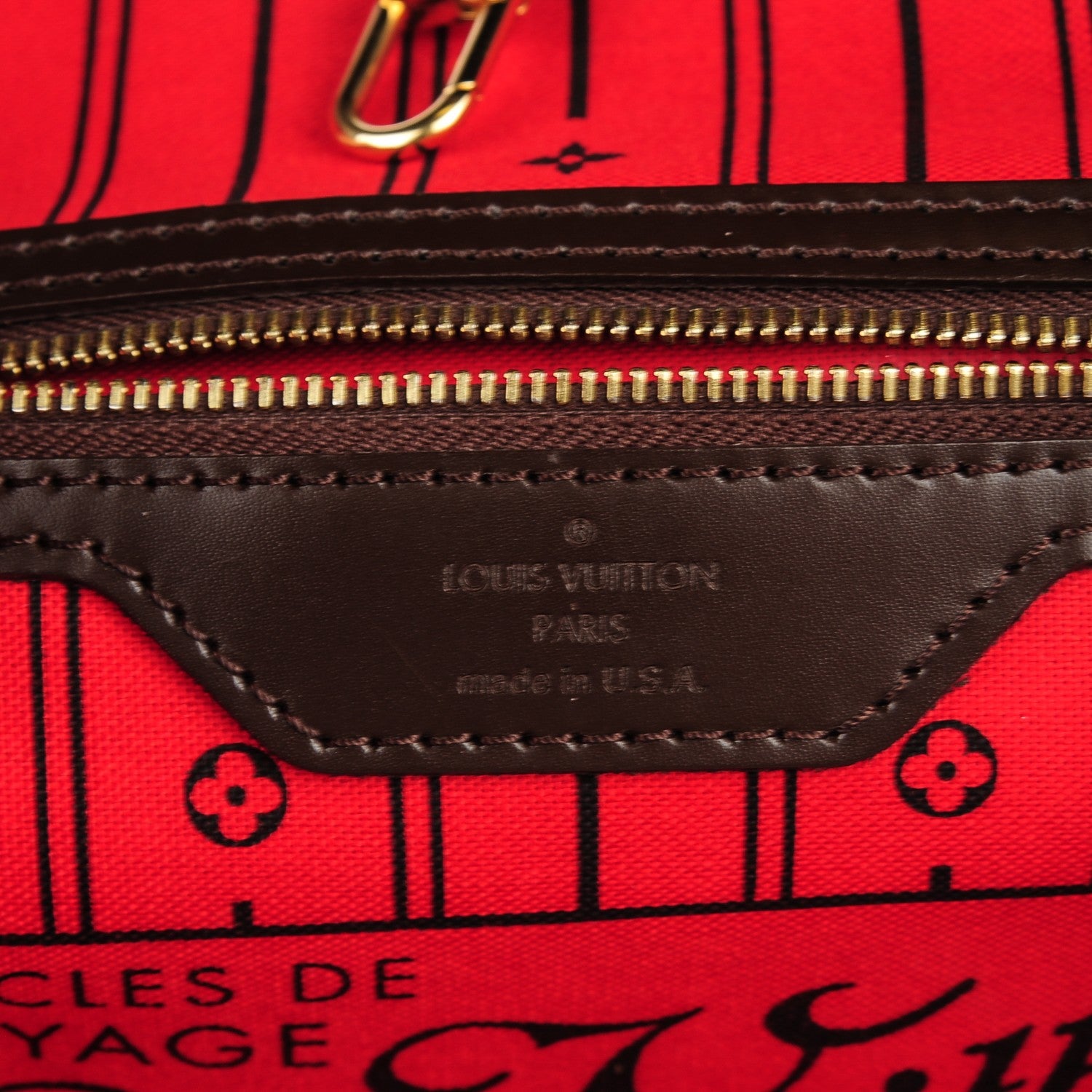 Louis Vuitton Damier Ebene Neverfull MM 6 of 7