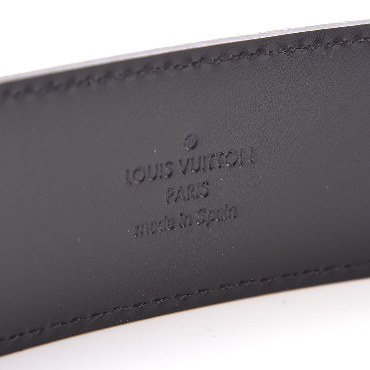 Damier Graphite LV Initiales Belt 85 34