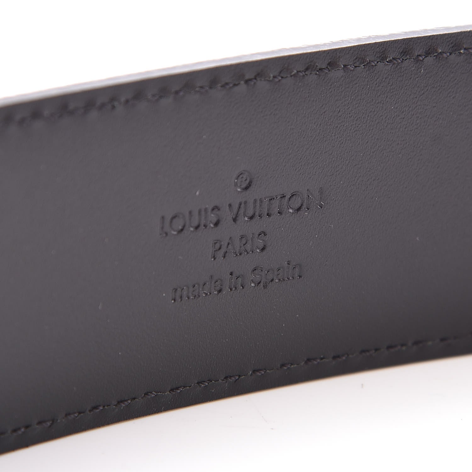 Louis Vuitton Damier Graphite LV Initiales Belt 85 34 6 of 7