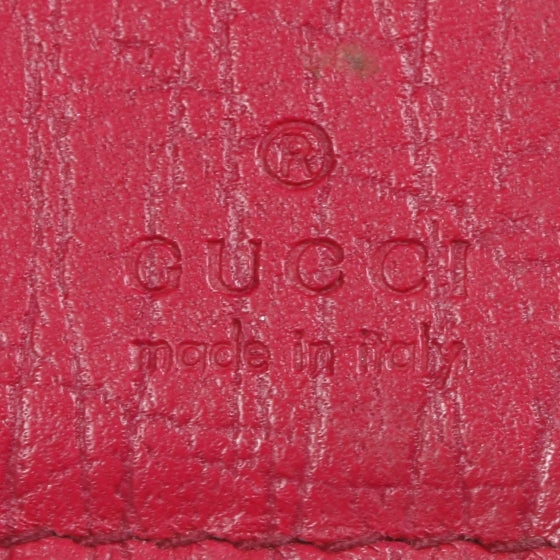 GG Plus Monogram Ladies GG Continental Wallet Red