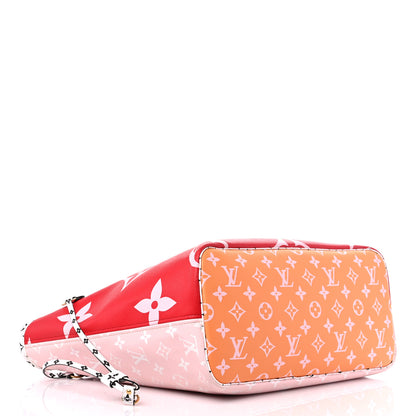 Louis Vuitton Monogram Giant Neverfull MM Rouge 5 of 18
