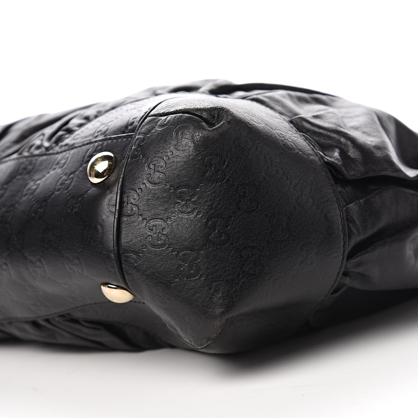 Calfskin Guccissima Full Moon Tote Black