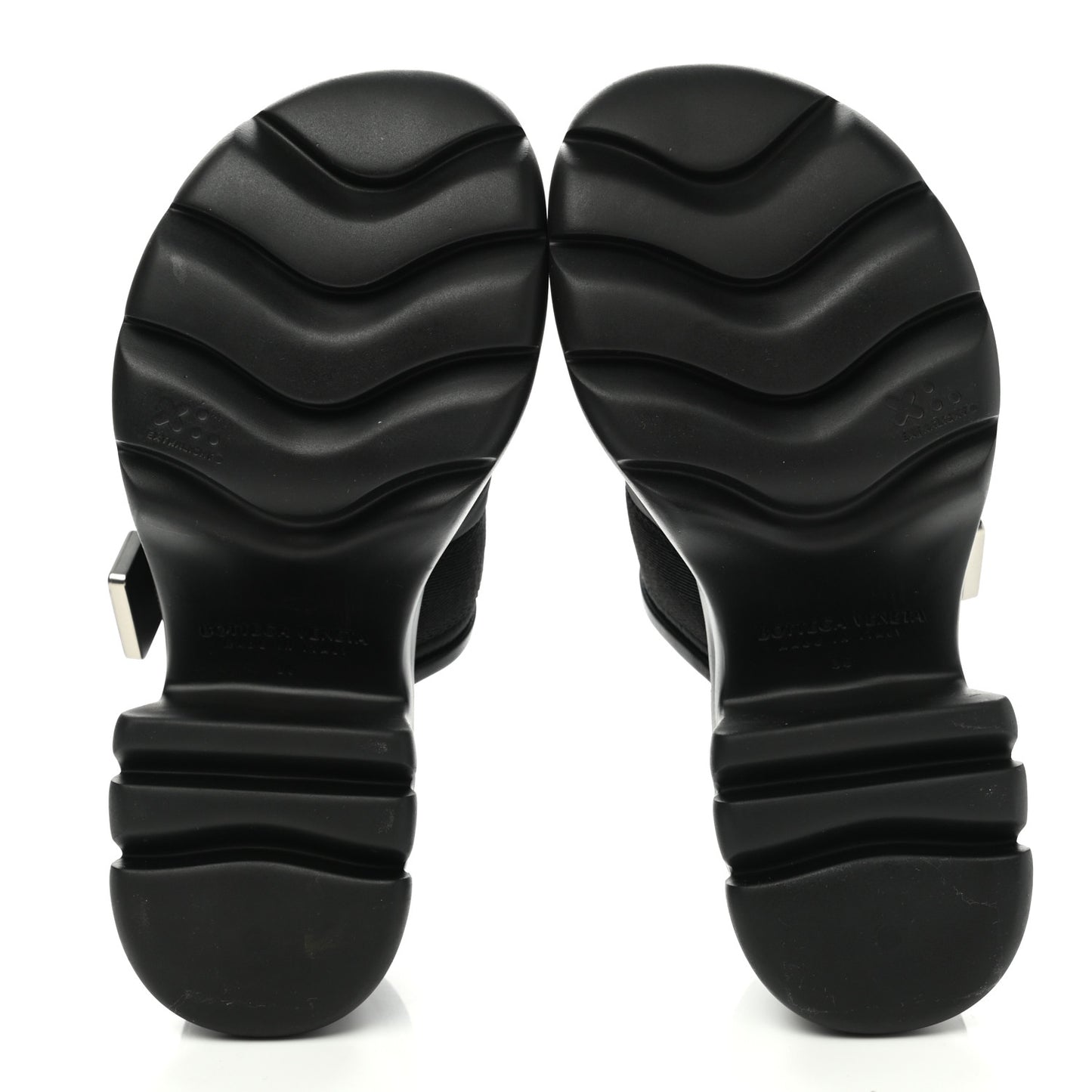 Nappa Flash 80mm Sandals 36 Black