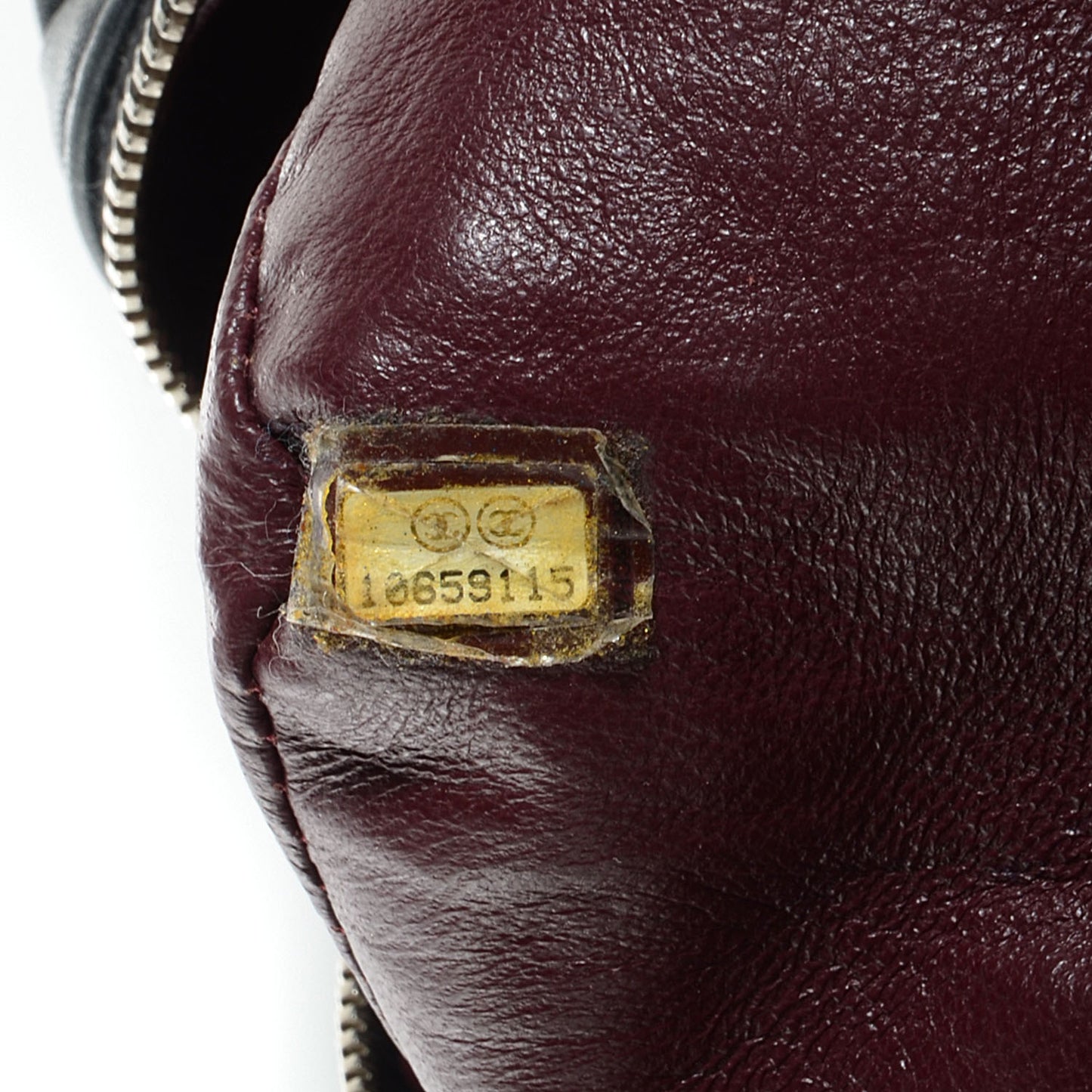 Smooth Calfskin Luxe Ligne Medium Bowler Black