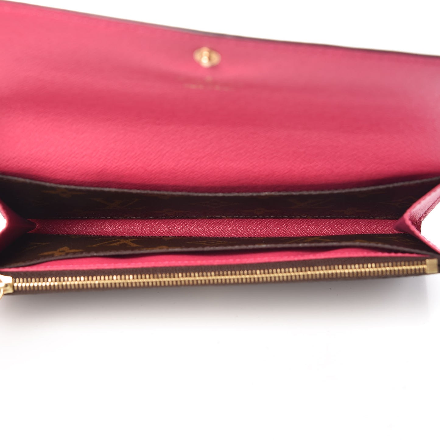 Monogram Emilie Wallet Hot Pink