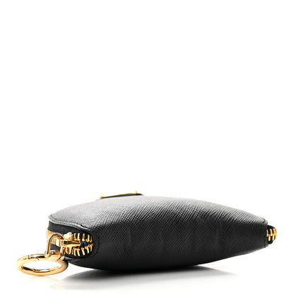 Prada Saffiano Tessuto Travel Pouch Black Pervinca 5 of 8