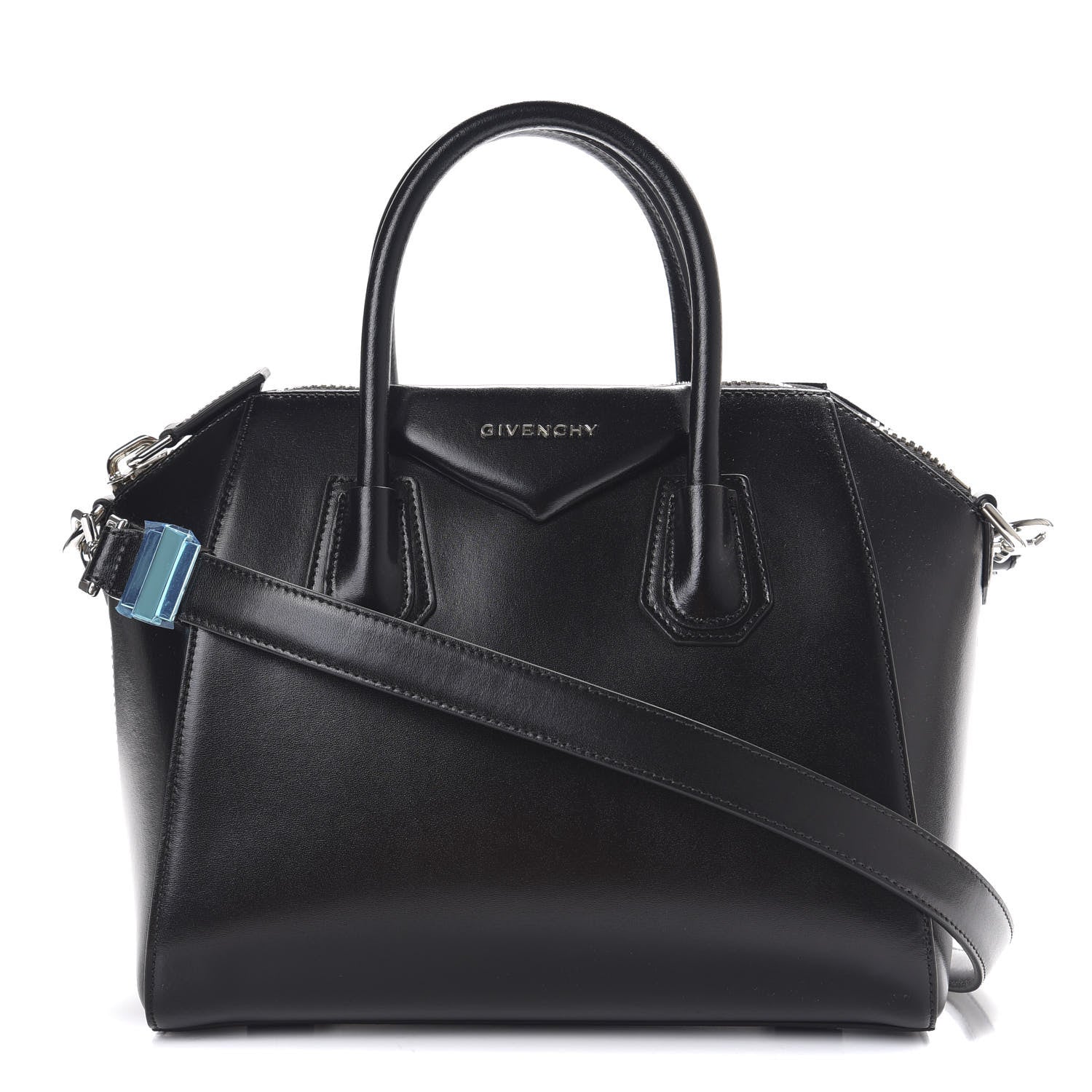 Givenchy Shiny Lord Calfskin Small Antigona Black 1 of 9