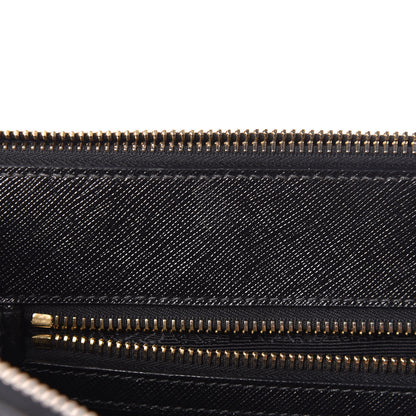 Prada Saffiano Medium Galleria Double Zip Tote Black 11 of 12