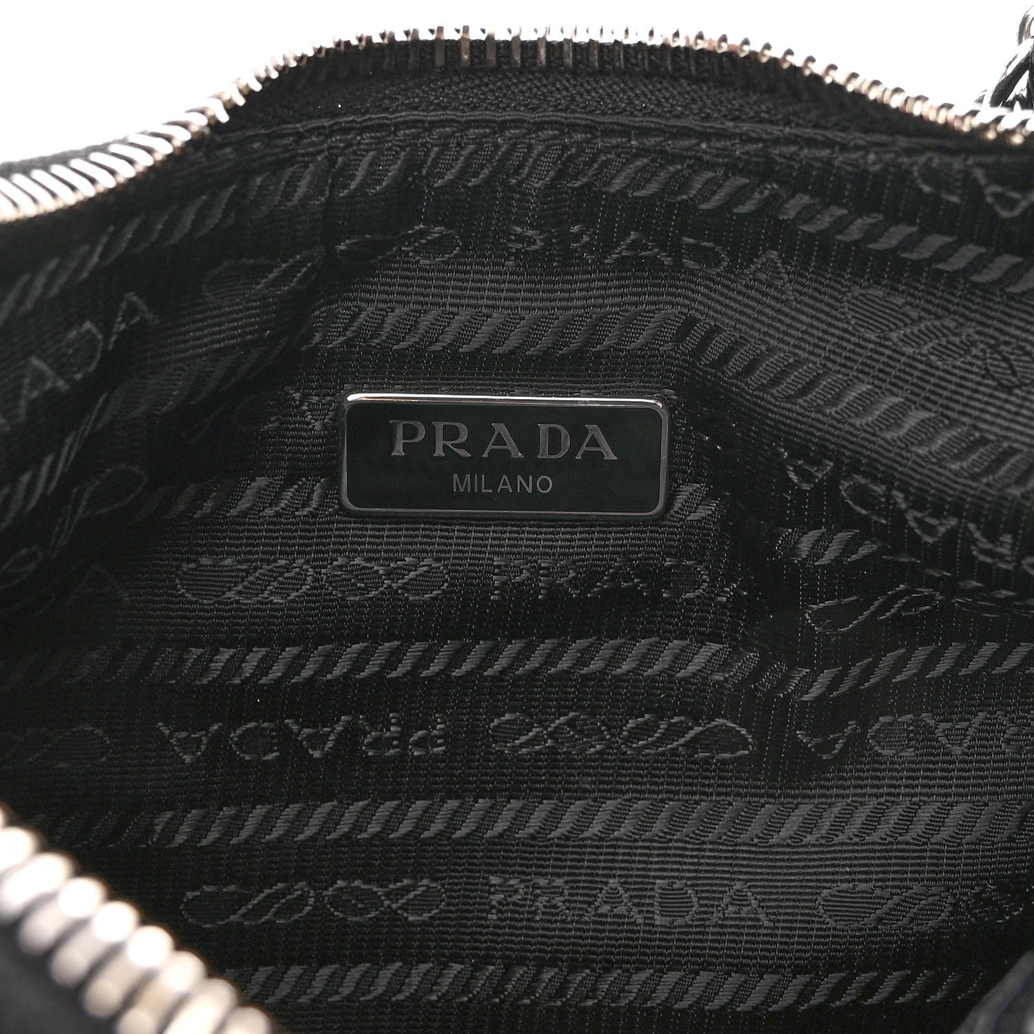 Prada Nylon Re-Edition 2005 Shoulder Bag Black 6 of 10