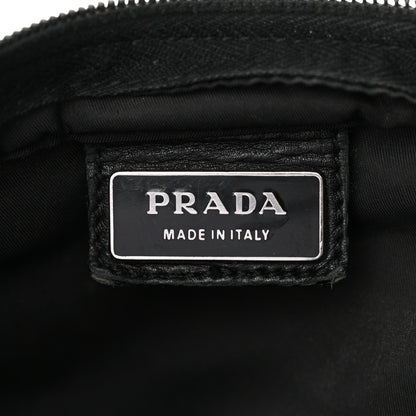 Prada Tessuto Nylon Flat Messenger Bag Black 6 of 16