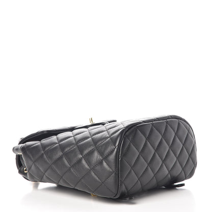 Chanel Calfskin Quilted Mini Urban Spirit Backpack Black 4 of 10