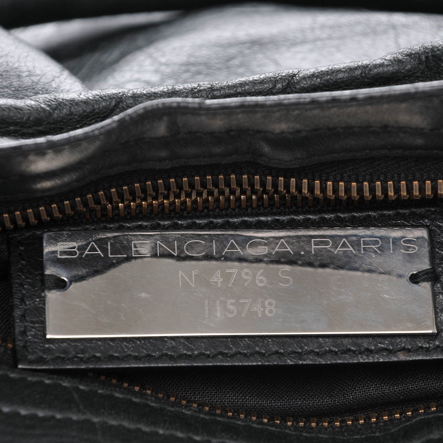 Balenciaga Agneau Classic Hardware City Black 6 of 7