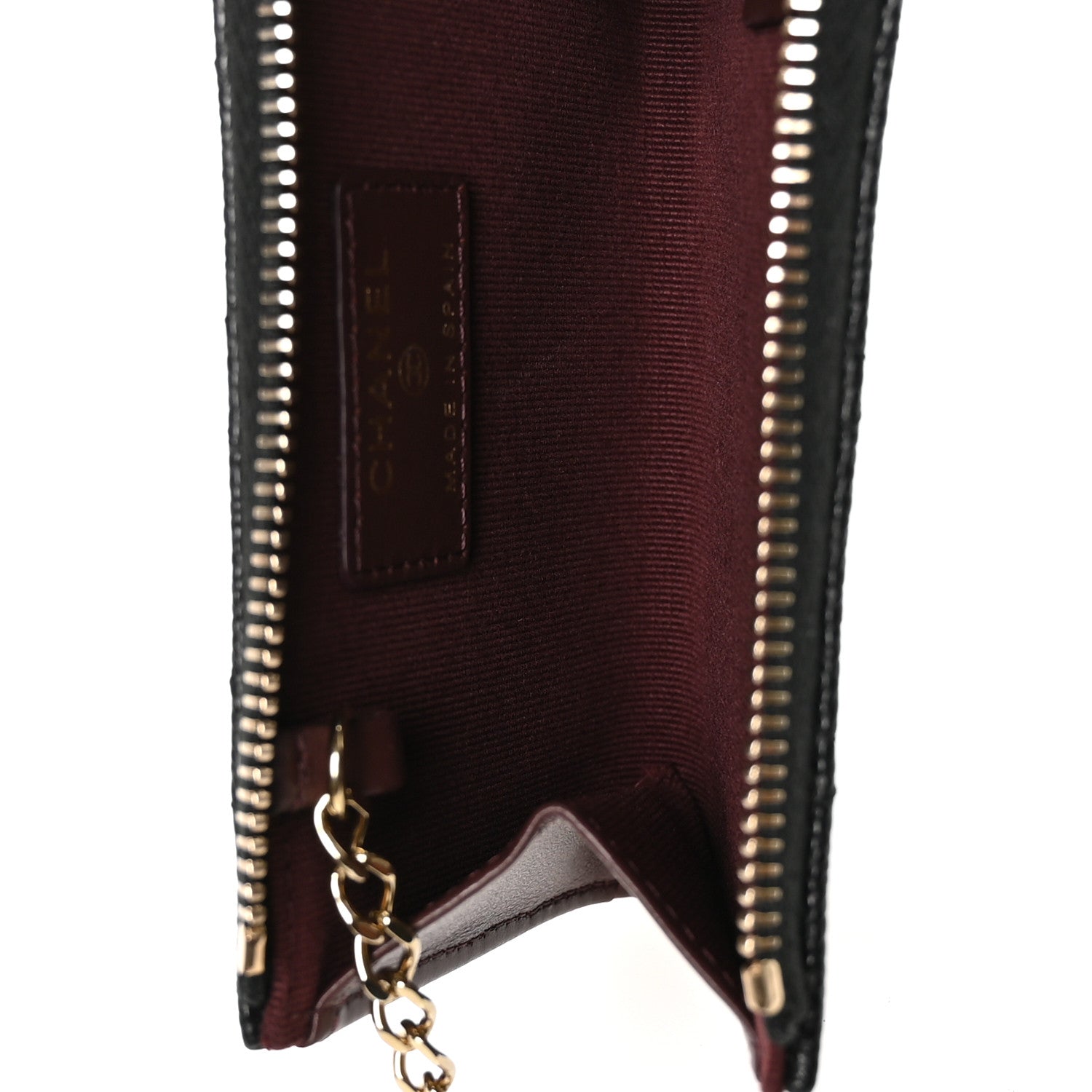 Chanel Caviar Quilted Zipped Key Holder Case Black 10 of 16
