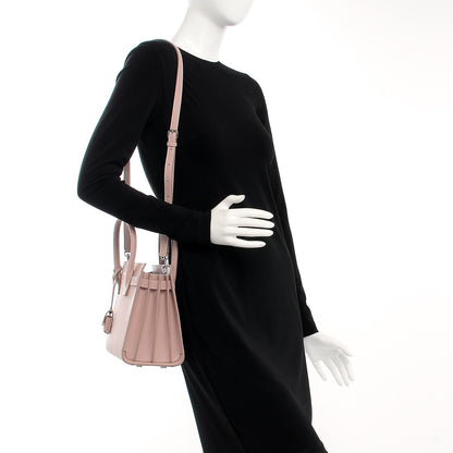 Saint Laurent Grained Calfskin Baby Sac De Jour Antique Rose 2 of 7