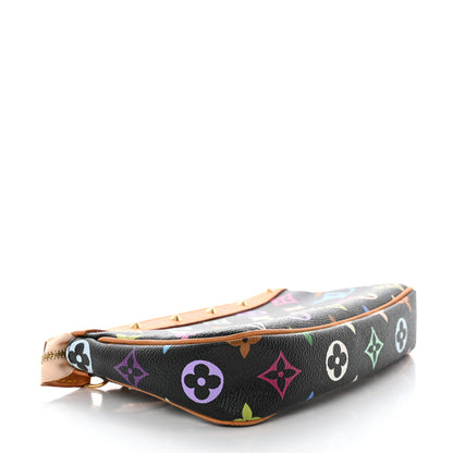 Louis Vuitton Monogram Multicolor Pochette Accessories Black 4 of 16