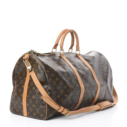 Louis Vuitton Monogram Keepall Bandouliere 55 3 of 17
