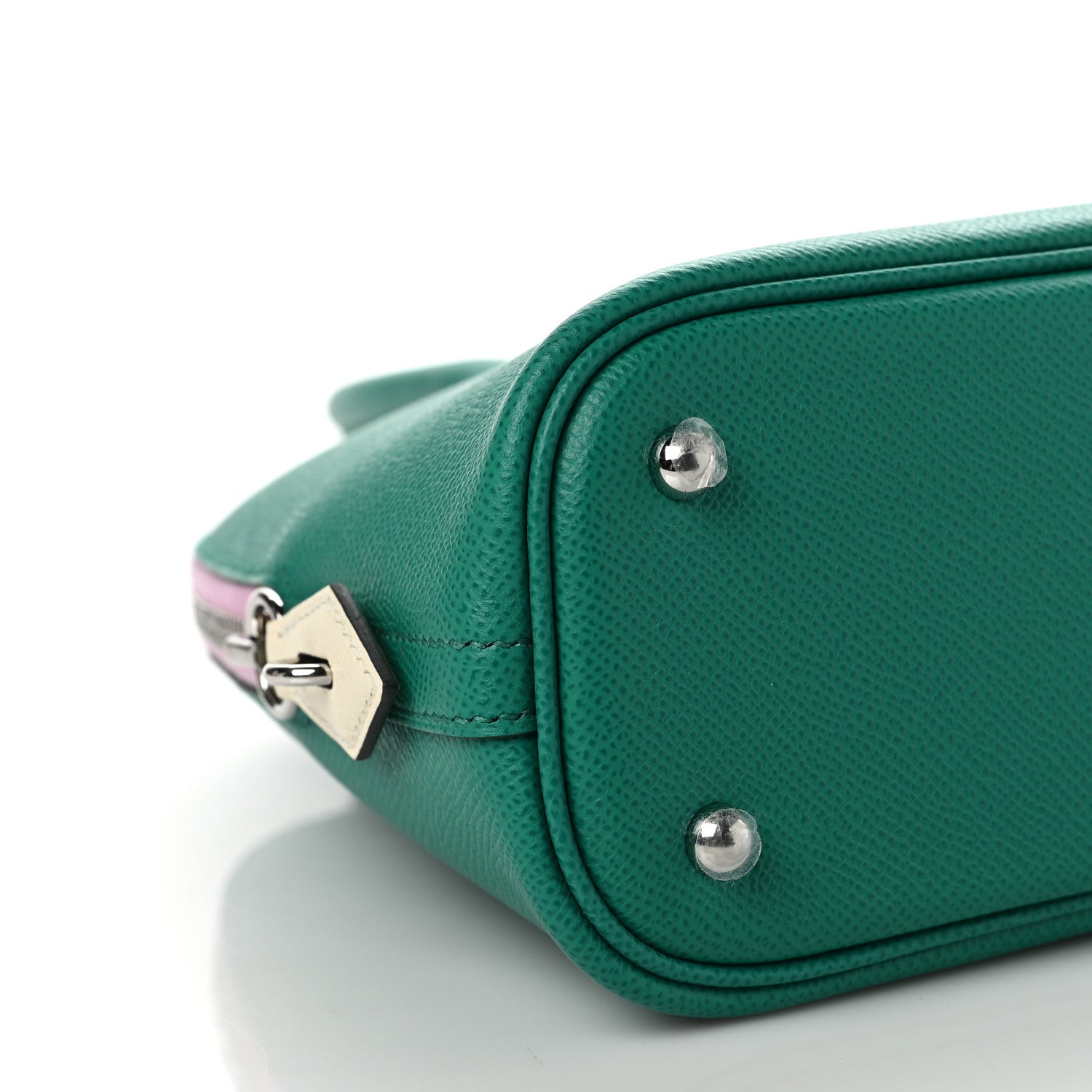 Hermes Epsom Tri-Color 1923 Bolide 25 Jade Nata Mauve Sylvestre 7 of 8
