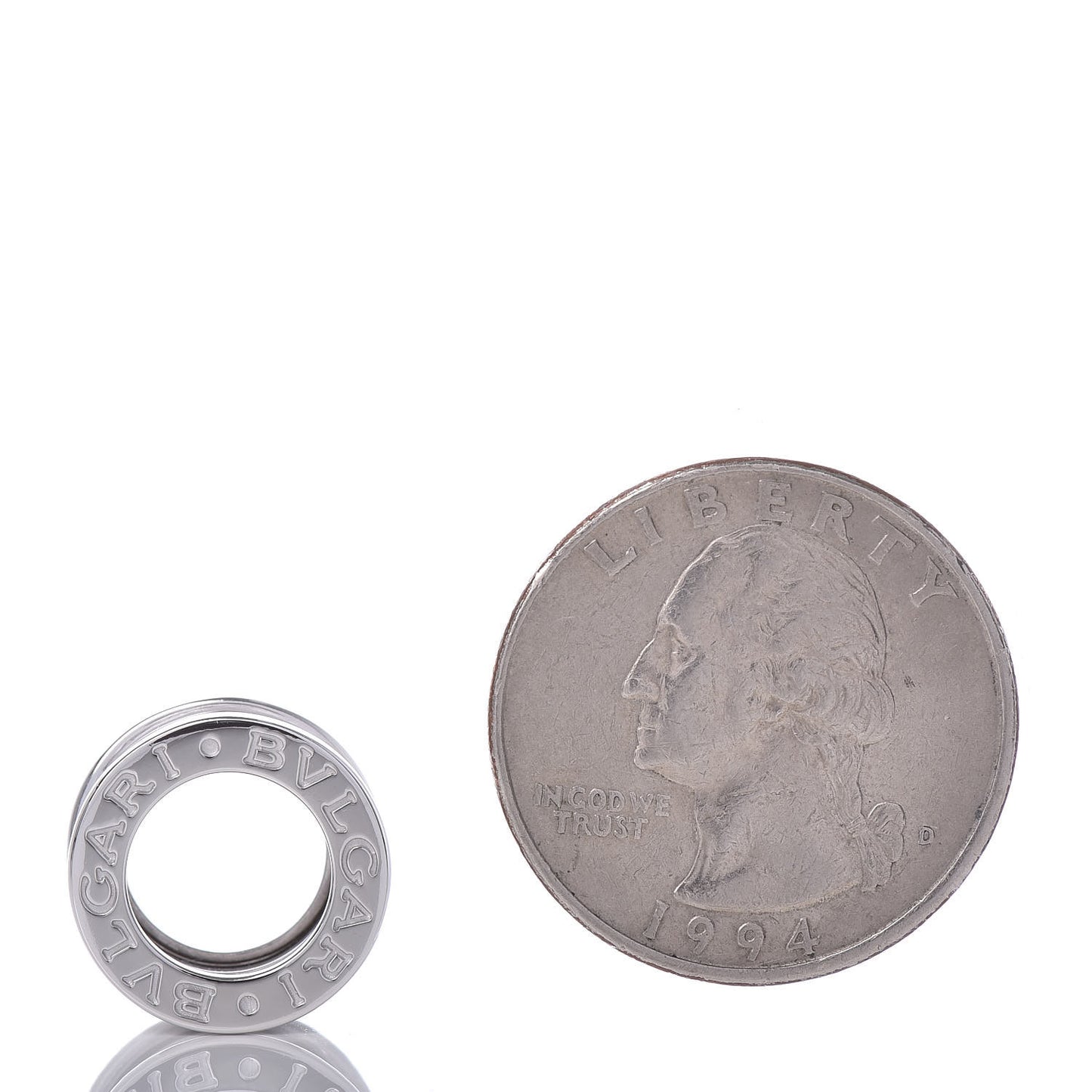 18K White Gold B.Zero1 Pendant