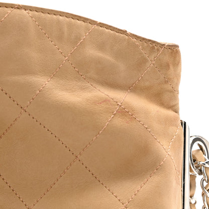 Chanel Lambskin Stitched Medium Ultimate Soft Tote Beige 14 of 23