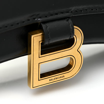Balenciaga Shiny Box Calfskin Hourglass Chain Bag Black 21 of 21