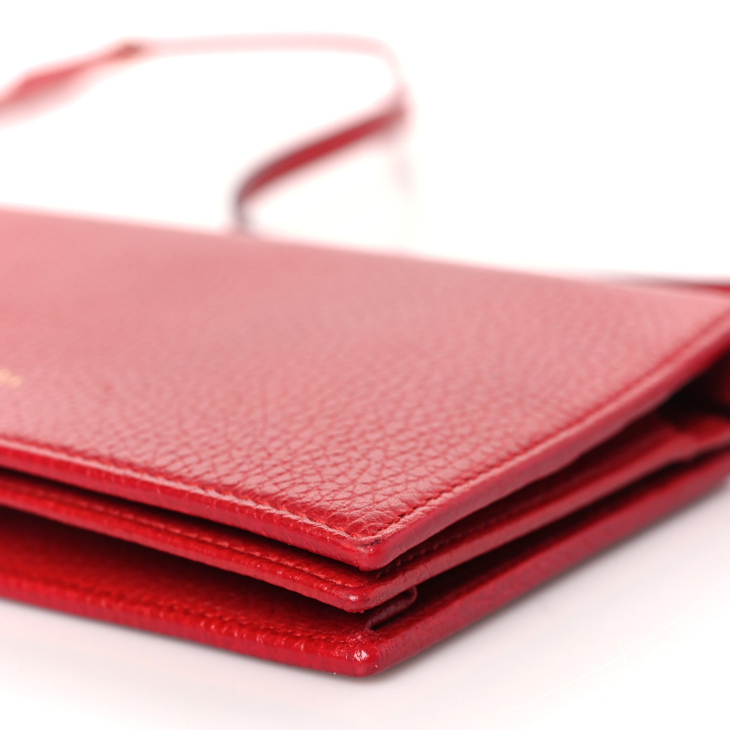 Dollar Calfskin Mini Swing Wallet Bag Oxidation