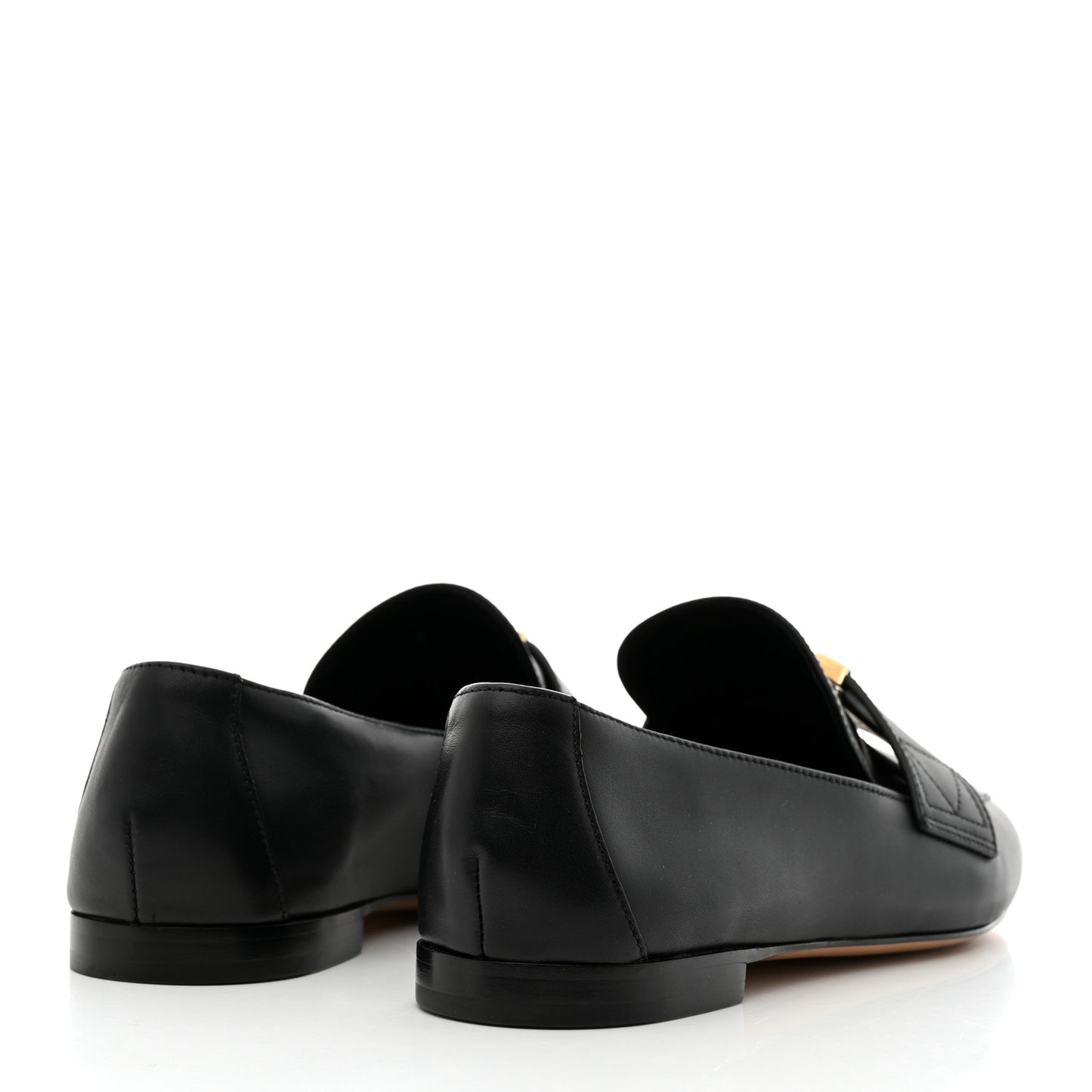 Smooth Calfskin Capri Loafers 40 Black