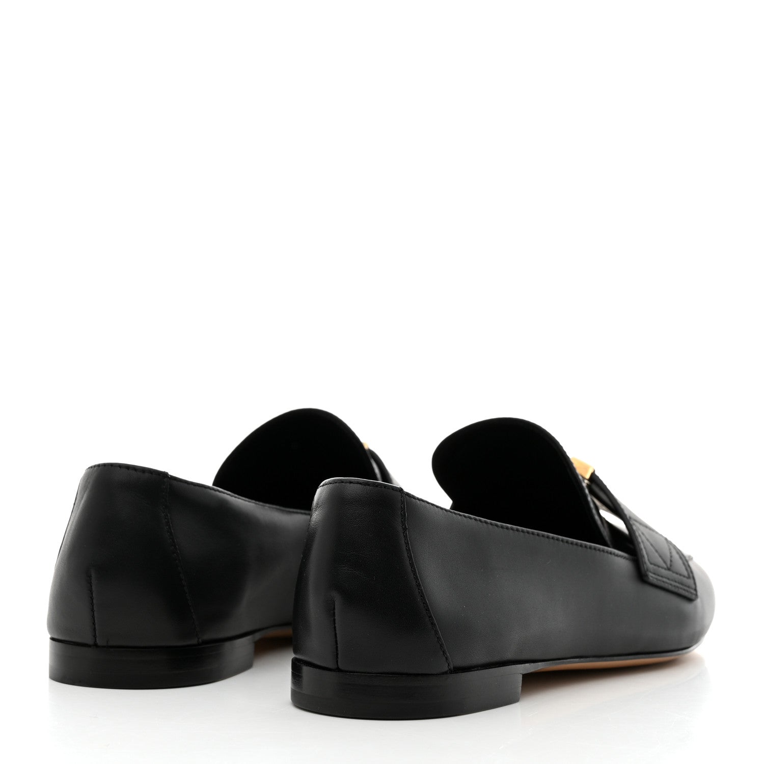 Louis Vuitton Smooth Calfskin Capri Loafers 40 Black 4 of 9