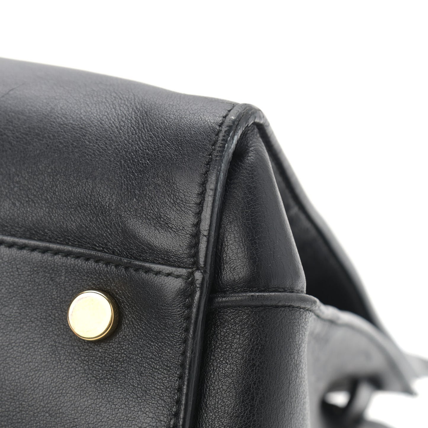 Calfskin Sac De Jour Black