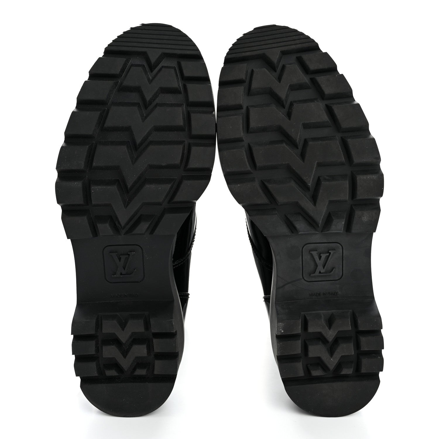 Louis Vuitton Patent Territory Flat Ranger Boots 38 Black 7 of 12