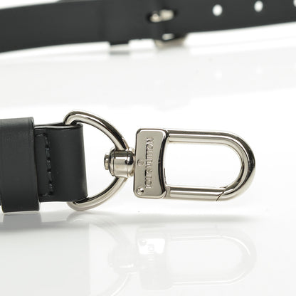 Louis Vuitton Calfskin Keepall Bandouliere Adjustable Shoulder Strap Black 4 of 5
