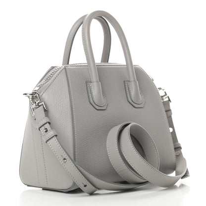 Givenchy Sugar Goatskin Mini Antigona Pearl Grey 3 of 11