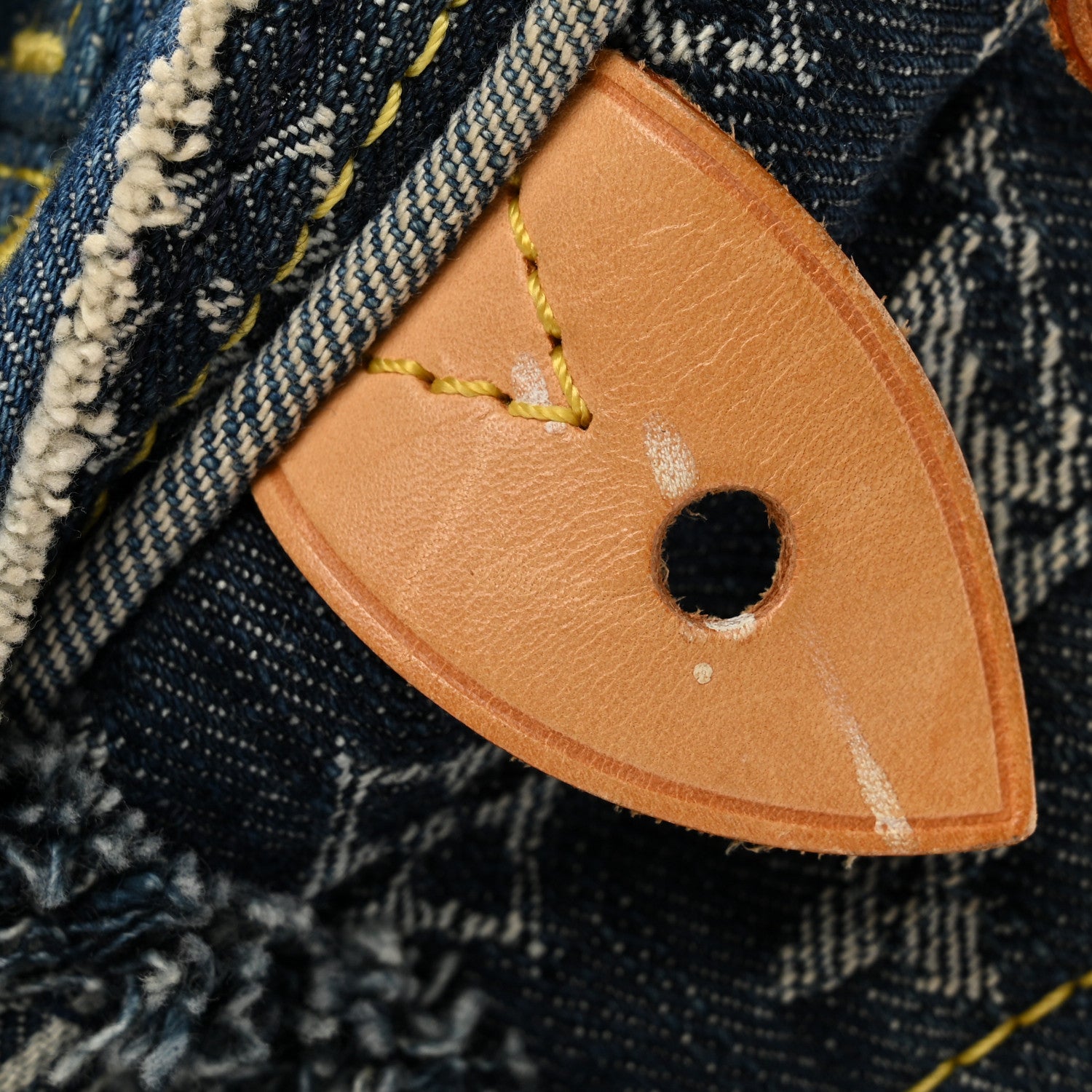 Louis Vuitton Denim Patchwork Speedy 30 Blue 1843290 – FASHIONPHILE
