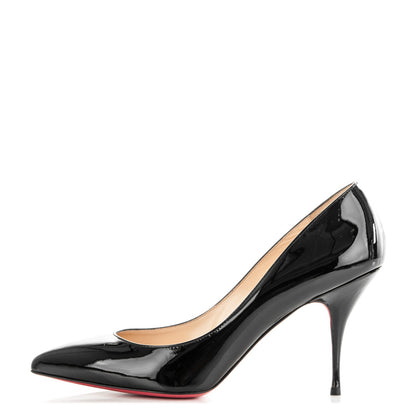 Christian Louboutin Patent Piou Piou 85 Pumps 39.5 Black 1 of 7