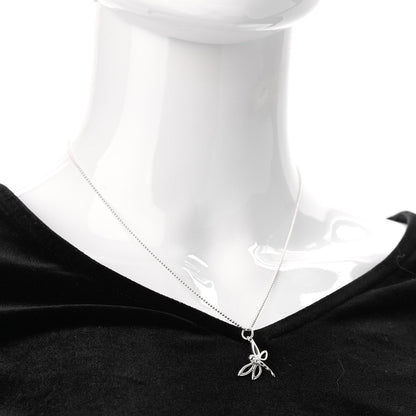 Tiffany Sterling Silver Dragonfly Pendant Necklace 2 of 6