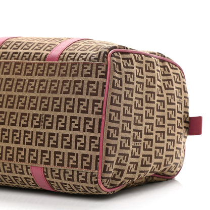Fendi Zucchino Vitello Forever Boston Mogano Panna Erica 11 of 13