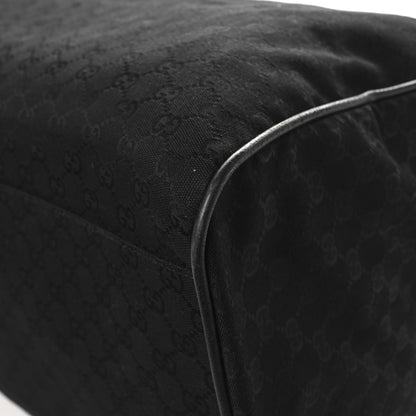Gucci GG Monogram Web Large Collapsible Carry On Duffle Bag Black 11 of 11