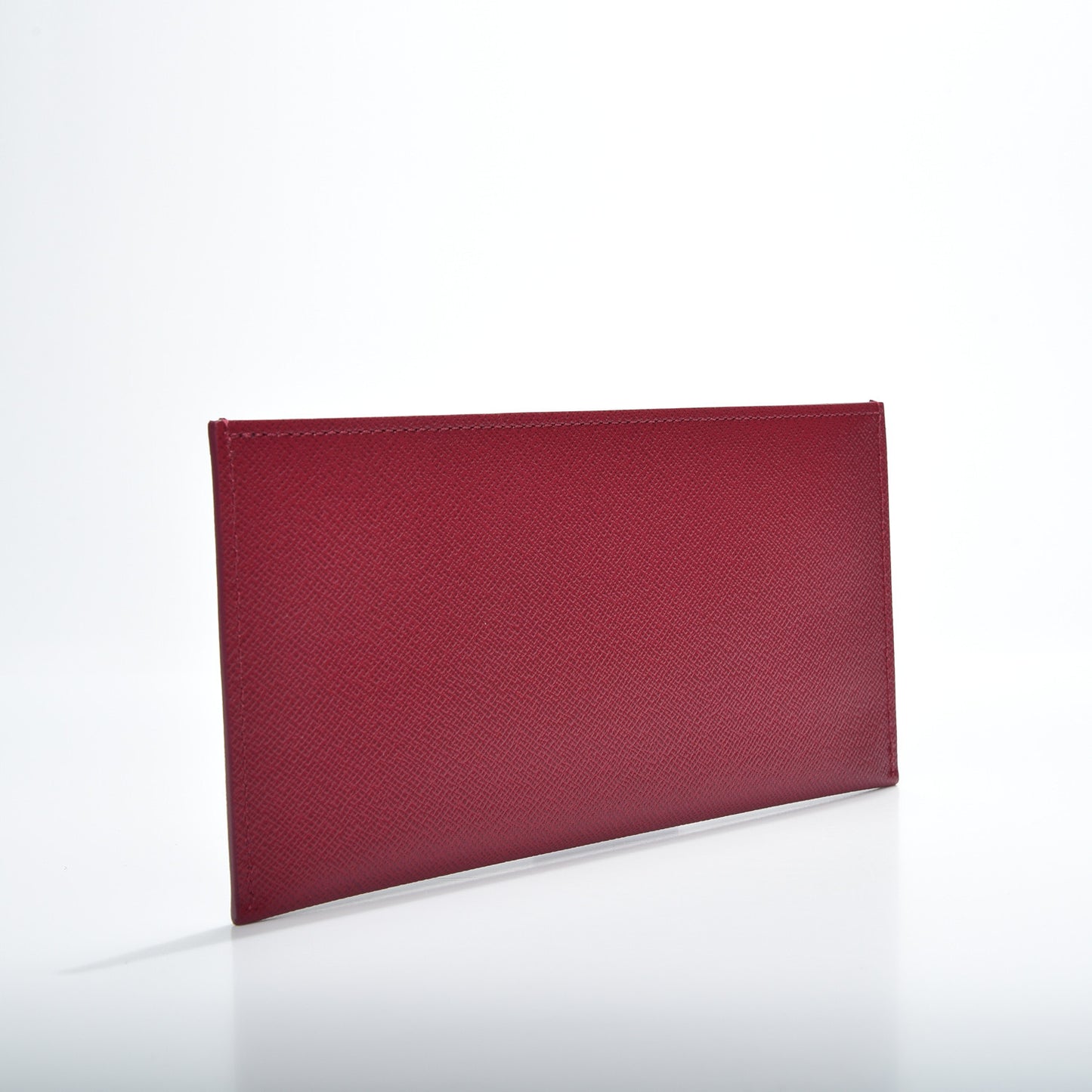 Calfskin Felicie Card Holder Insert Fuchsia