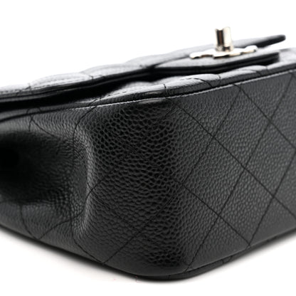 Chanel Caviar Quilted Mini Square Flap Black 9 of 10