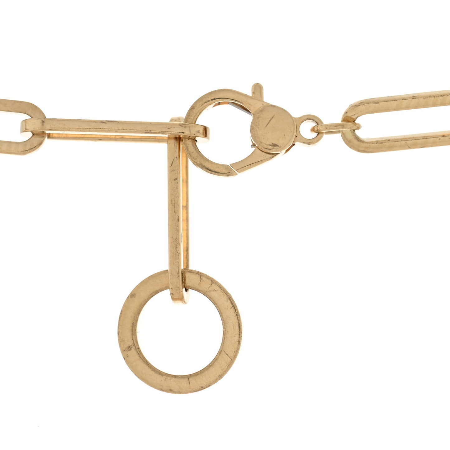 18K Rose Gold Diamond Pave Kelly Chaine Choker Necklace