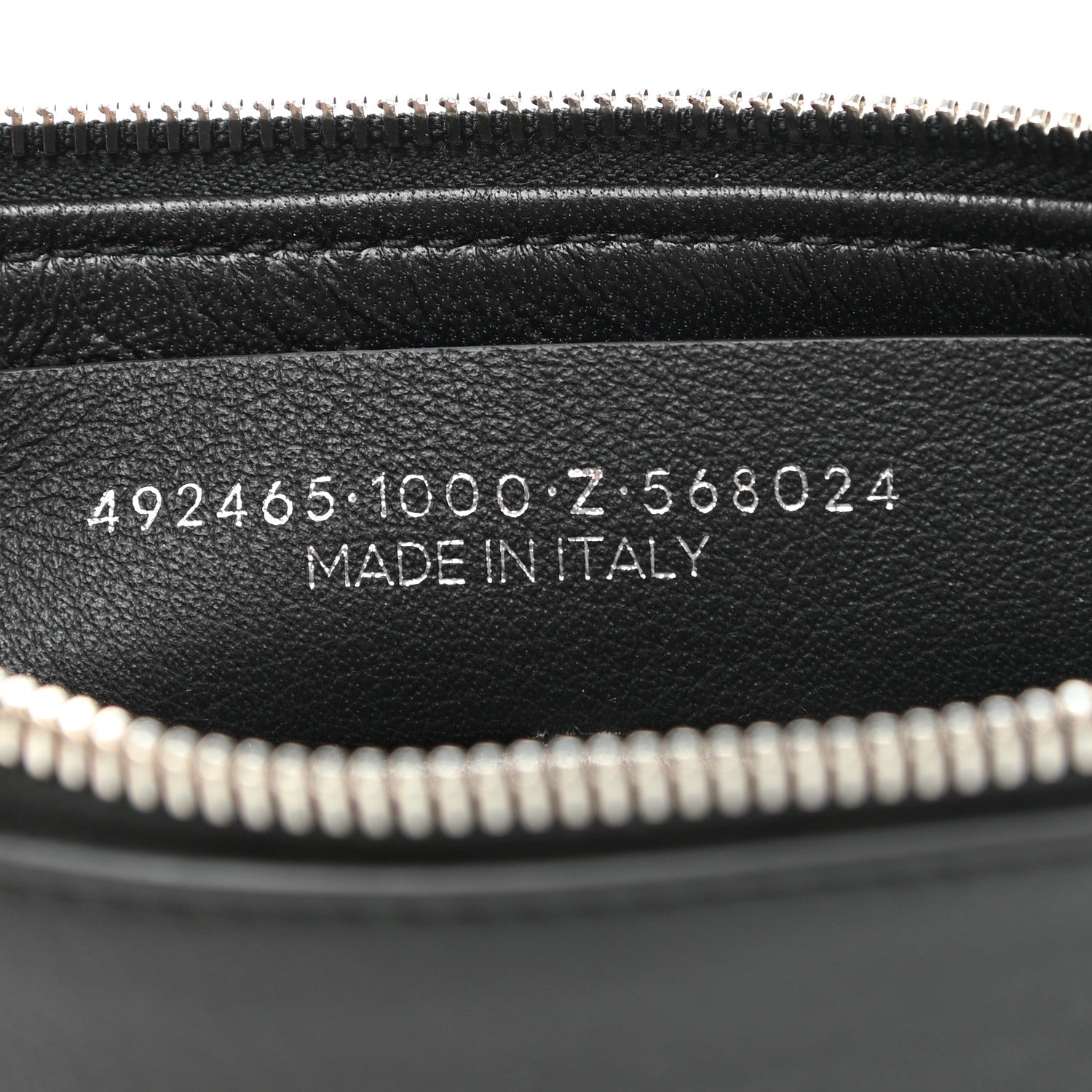 Balenciaga Calfskin Logo Medium Everyday Pouch Black 7 of 8