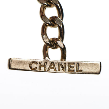 Chanel Enamel Crystal Pearl Necklace Light Gold 7 of 7